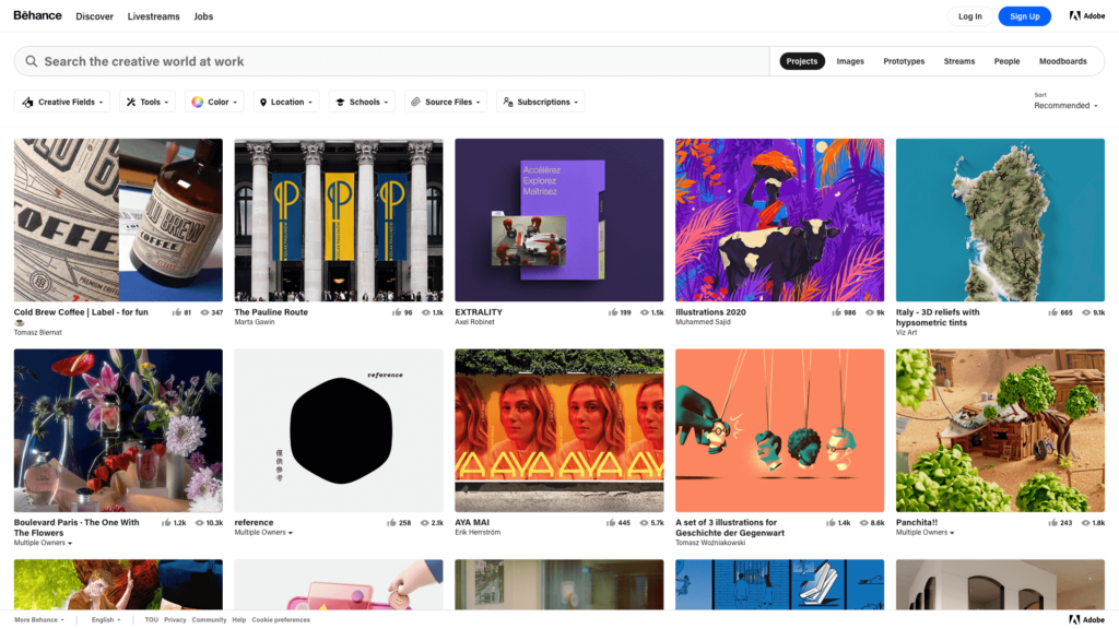 Behance Website